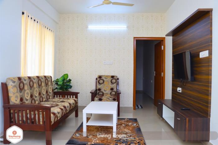 Staymazing Ferndale-1 & 2 BHK Boutique AC Serviced Apartments