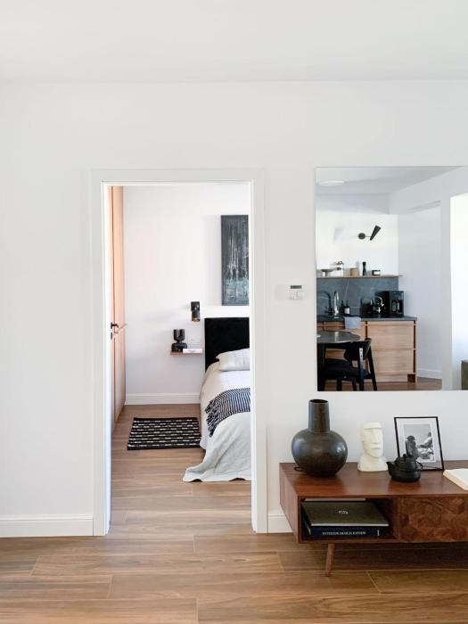 Premium Design Apartment I 450 m zum Strand I Parkplatz I Balkon I WLAN