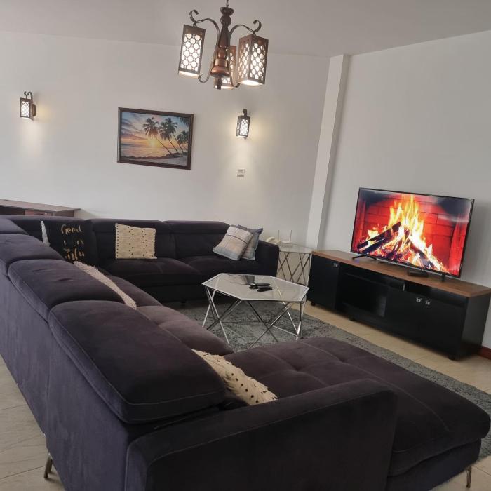 Kilimani Extended Stays One bedroom with an outdoor pool