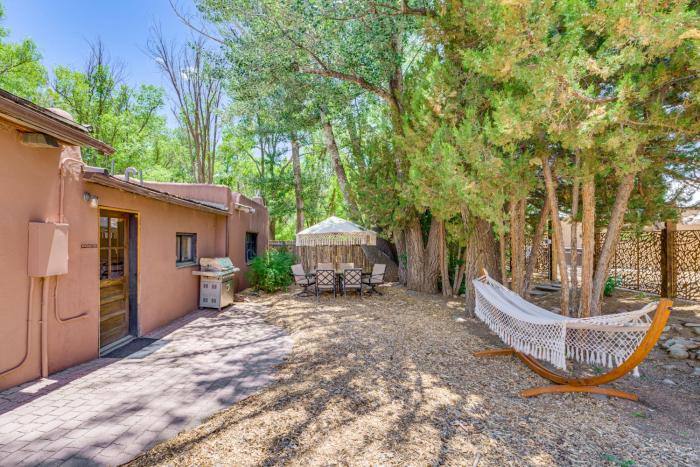 Mid-Century Modern Taos Home w Hot Tub & Fire Pit