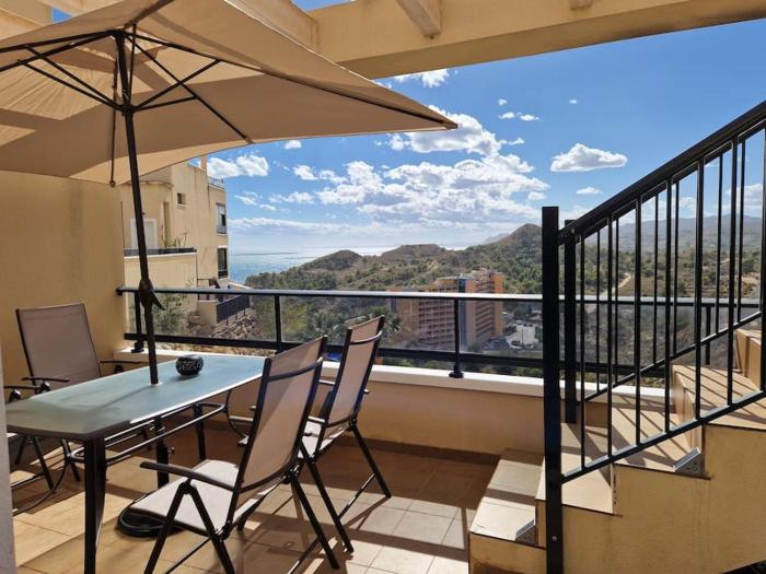 Acogedor piso con vistas al mar