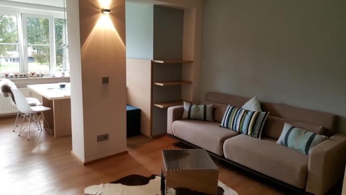 Offen gestaltetes Design Apartment in Bad Wiessee, 350m vom See