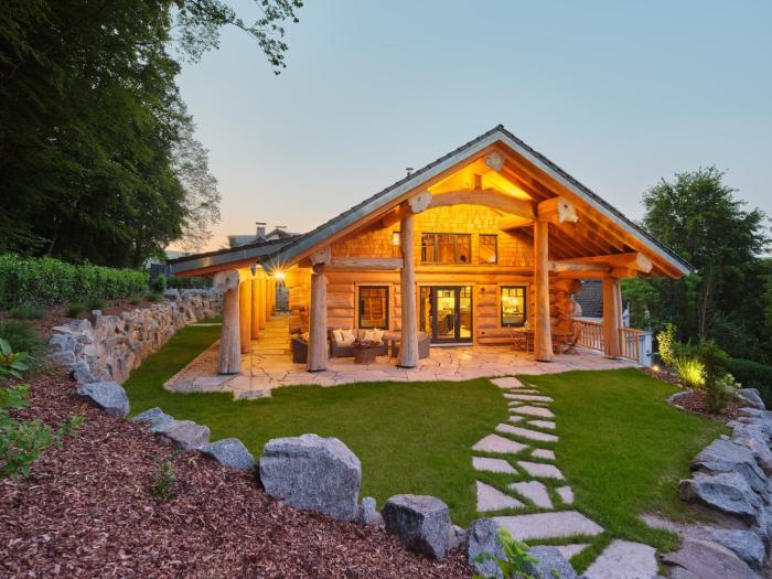 Eveningwood - DTV 5 Sterne Luxus Hüttenparadies, Blockhaus