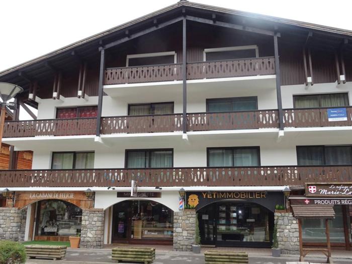 Studio cosy, lumineux au centre des Gets, 4 pers, balcon, proche pistes (100m), commerces à pied. - FR-1-802-44