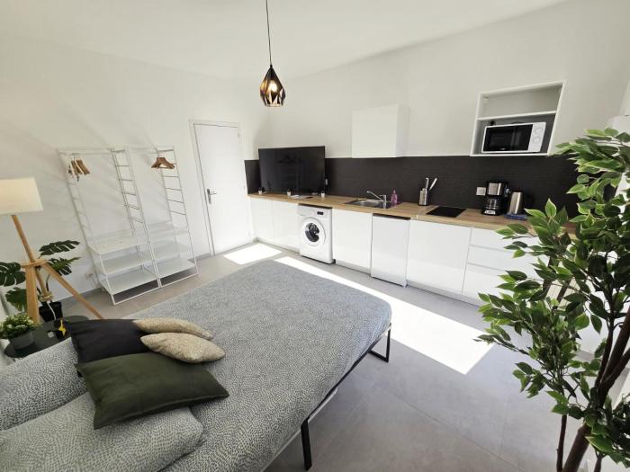 GregBnb - Studio 23m2 - Climatisé -10min Gare - 6
