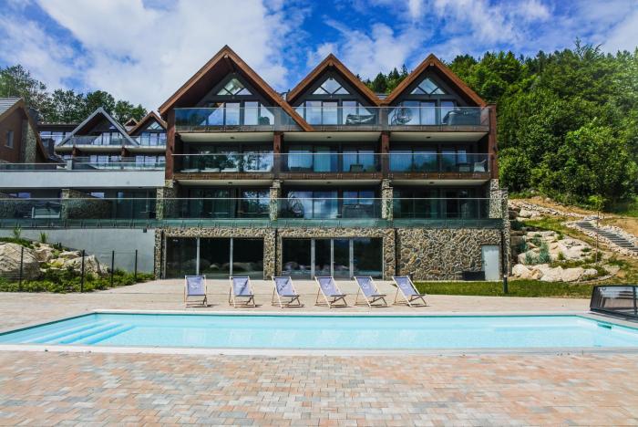 RajSki Apartament 203 z WIDOKIEM NA GÓRY I PRYWATNYM JACUZZI NA BALKONIE