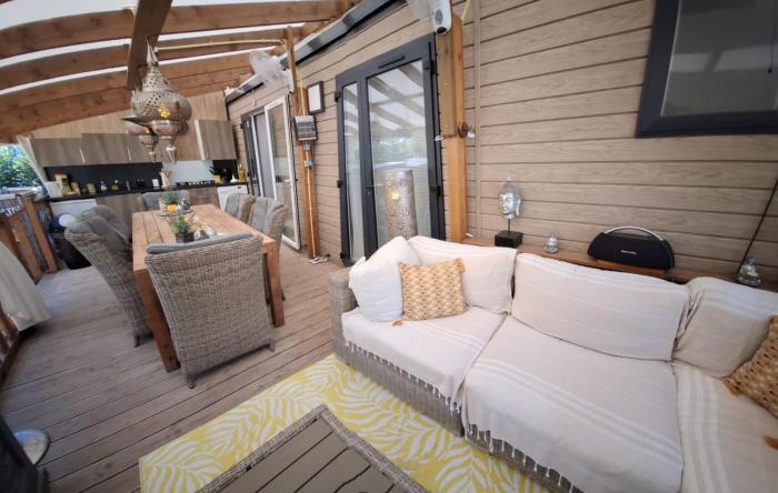 Mobilhome St Aygulf plage Fréjus Strand vakantie