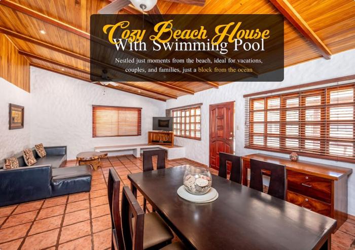 Comfortable Vacation Home Steps from the Beach