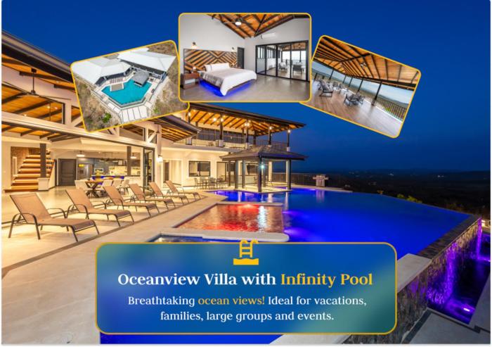 Luxurious Mountaintop Retreat with Ocean Views