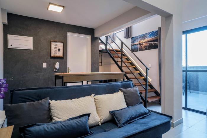 LOFT Maravilhoso Metrô SP Expo Aeroporto com AC