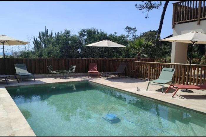 Villa Iris jacuzzi vue mer