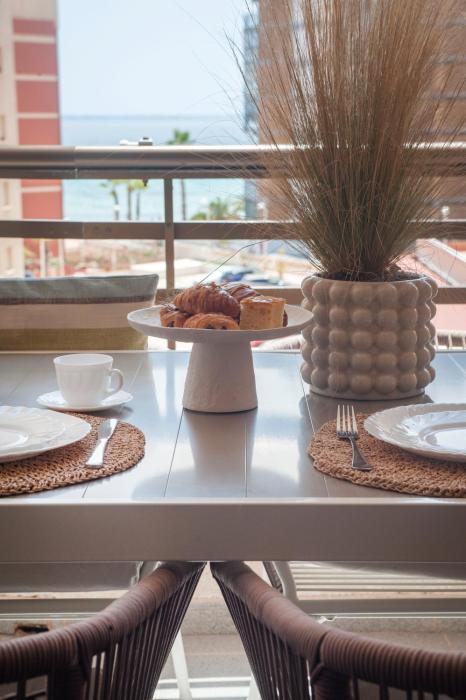 Apart moderno con vista al mar, Piscina, Parking