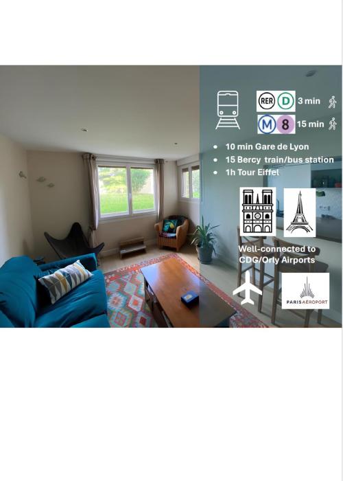 Cosy apartment 10min from Paris Gare de Lyon