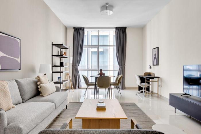 Blueground Duja Tower City View pool gym DXB-1108