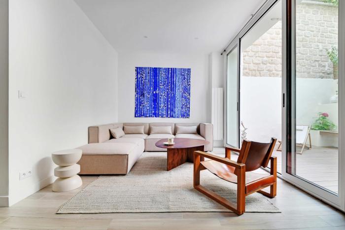 Charming apt with patio - 2BD4P - Monceau Park