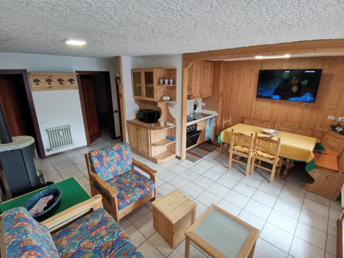 Trilocale con splendida vista sulle piste da sci