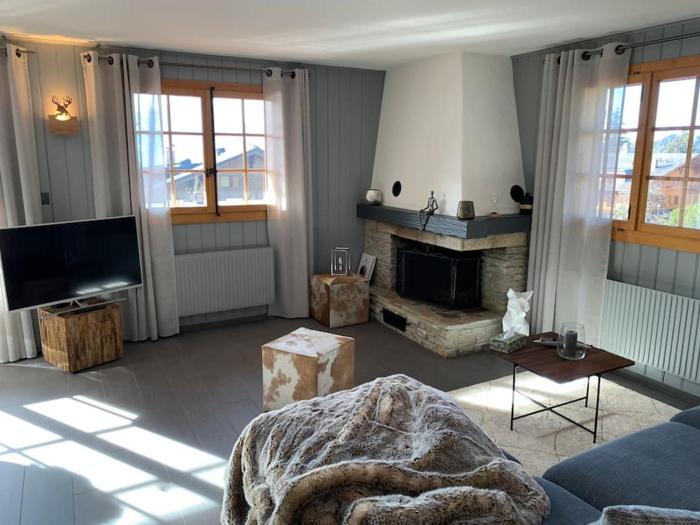 Magnifique chalet appartement à Villars, vue sur les alpes