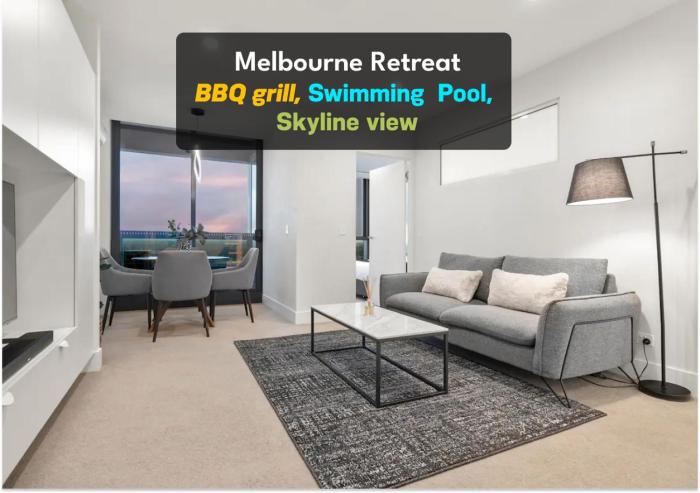 Elegant 2BR with Skyline and WI-FI & Parking