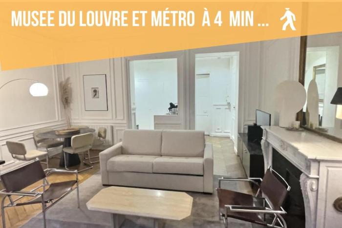 Superbe T2 Cosy à 5 min du Louvres