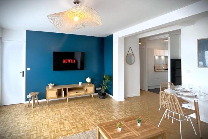 La Longue Vue-Appart vue mer avec balcon-parking