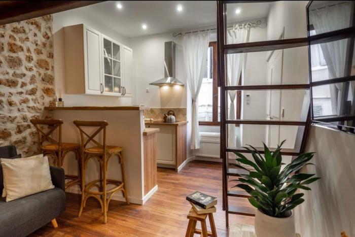 Lovely air-conditioned studio - Vieil Antibes