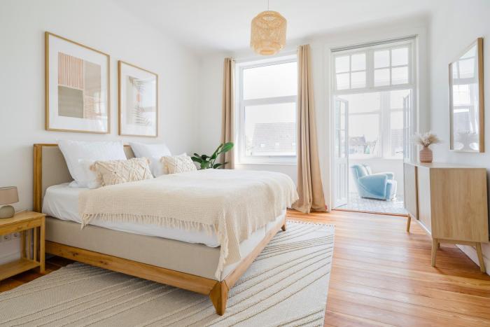 Modern Boho auf 145qm, 9 Gäste, Strandnah & Familienfreundlich