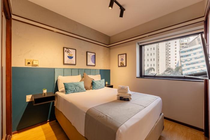 Easy Star - Aconchegante flat perto do Shopping Pamplona - HQ03I