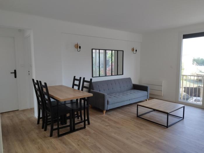 Appartement traversant 2 chambres