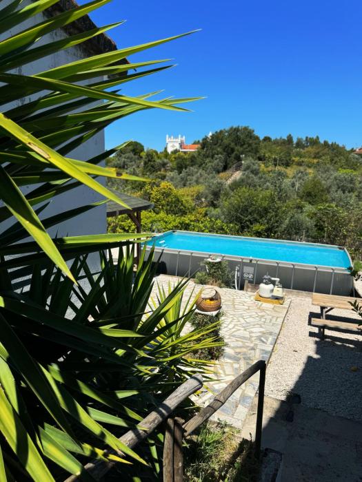 Sunset view, nearby lake and river beach