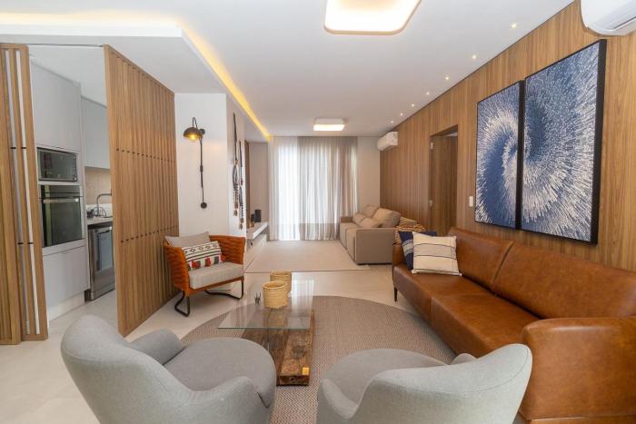 Varandas 502B - Cobertura com 3 quartos em condomínio de luxo à beira-mar em Bombas