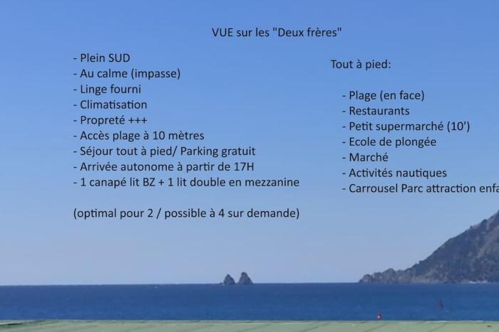 Le "Petit Chic" , Accès plage direct , Exposition Sud , Calme , Climatisation