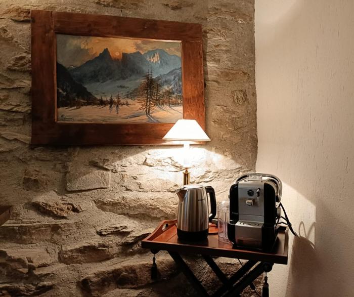 The saxe relax in the mountain