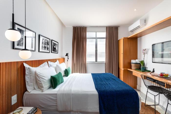 Unhotel - Studios Modernos, Acesso à Praia de Copacabana - Posto 6