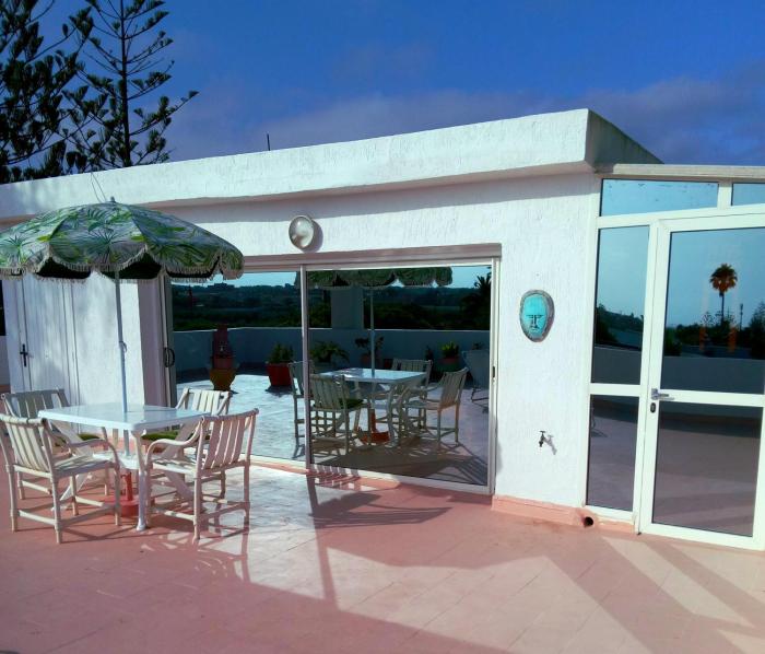 Skhirat terrace apartment at the beach