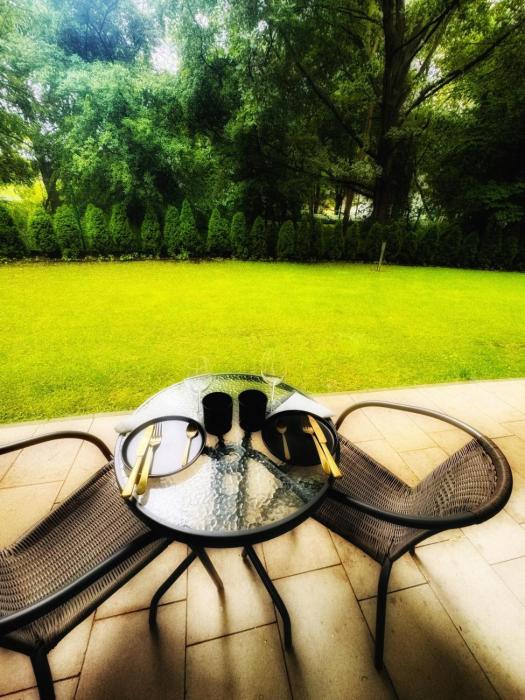 Apartament Solny Resort A032 z klimatyzacją i ogrodem