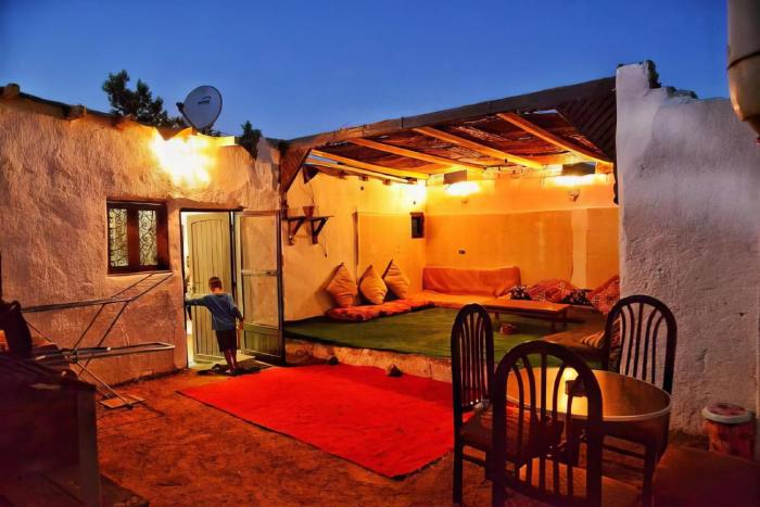 bedouin home in light house