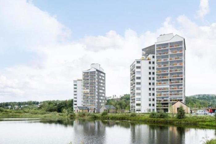 Lägenhet med sjöutsikt