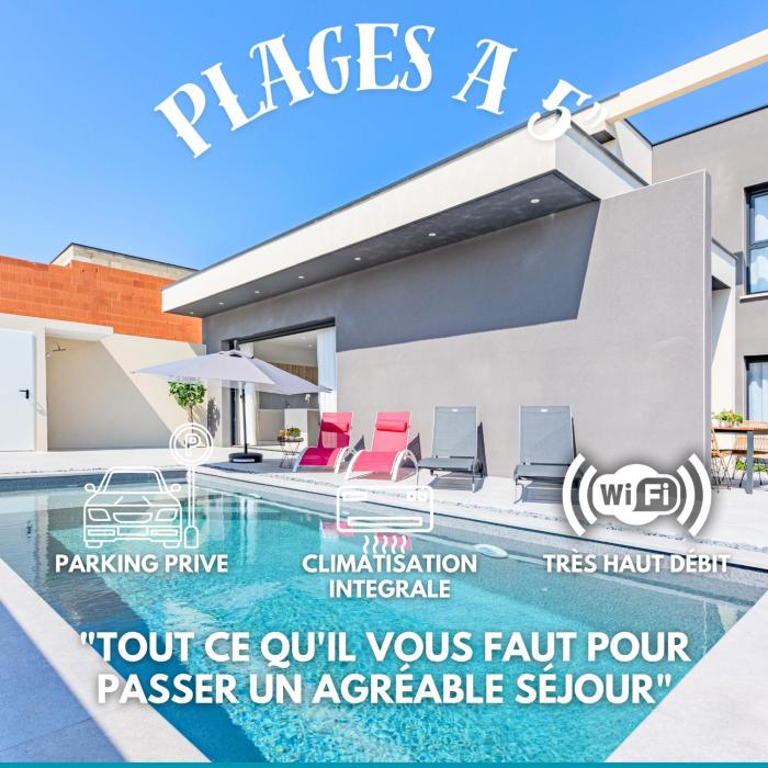 Villa Mika à 5min de la plage