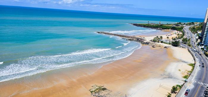 Bela acomodação à beira-mar em Natal