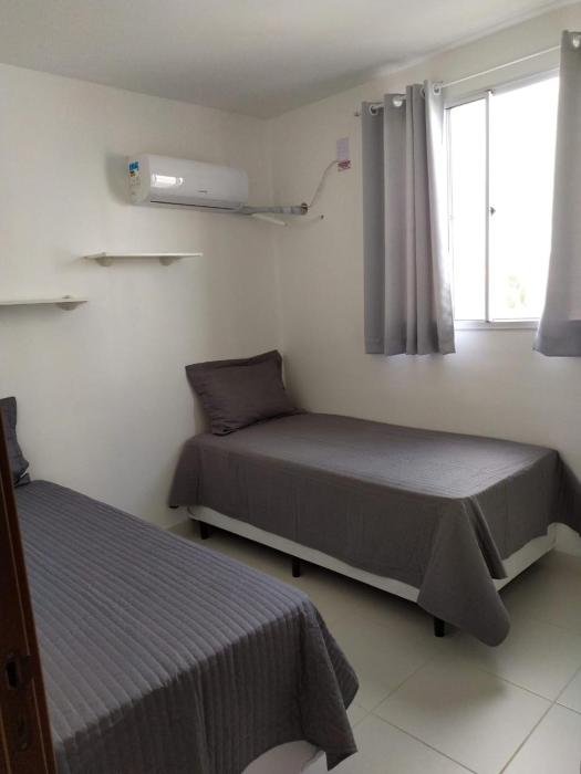 Apartamento mobiliado, dois dormitórios, praia Ponta de Campina