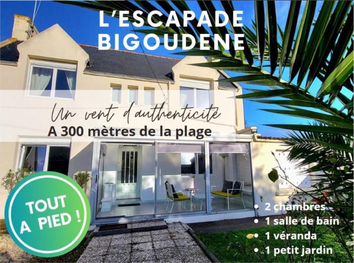 LESCAPADE BIGOUDENE - maison 300m de la plage