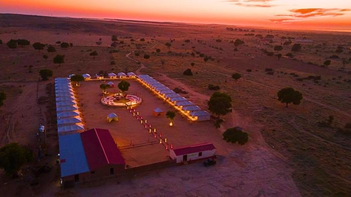 Royal pavilion camps