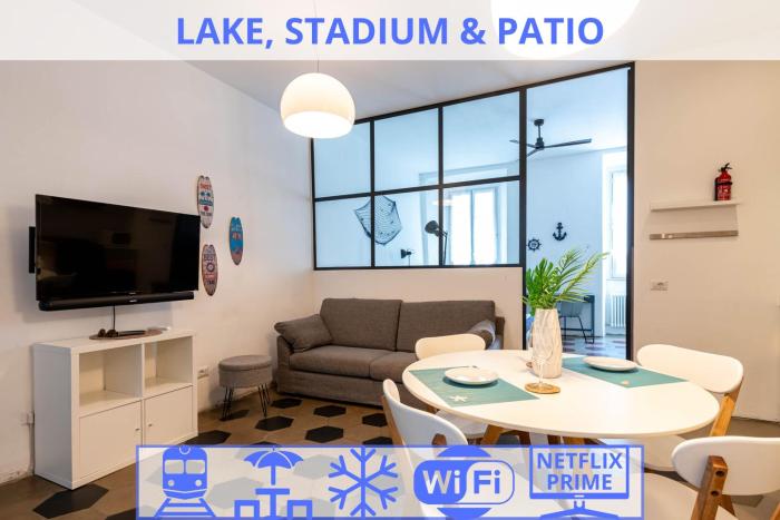 Lake, Stadium & Patio - Self Check-in & Remote Access