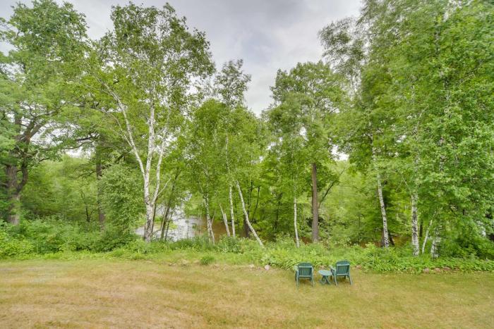 Riverfront Bliss in Rice Lake: Deck, Grill & Hike!