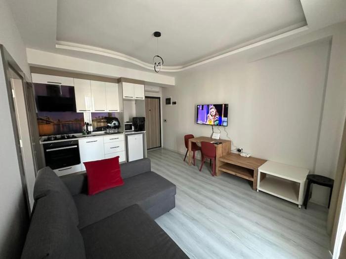 Geniş, denize kolay ulaşım