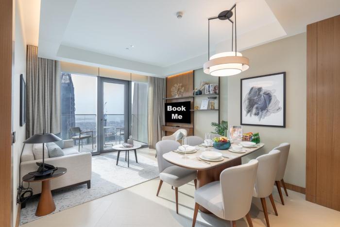 Luxurious 2BD High Floor in Address Residences Opera Downtown walk to Burj and Mall