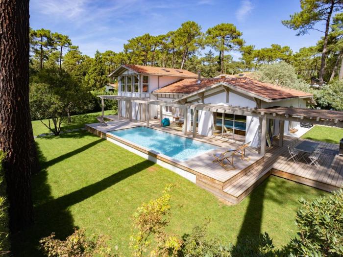 Villa Rénovée à Hossegor avec Piscine Chauffée, Proche Golf et Plage - FR-1-791-15