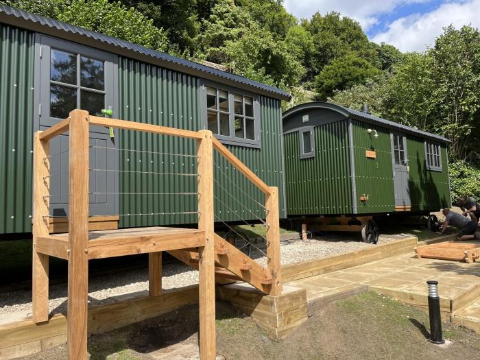 Shepherd Huts at Sheepscombe
