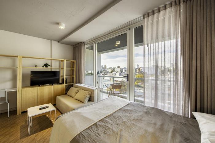 Palermo, moderno monoambiente con balcon