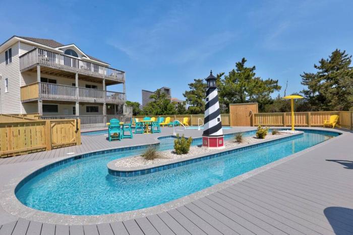Rio Rodanthe Lazy River Kiddie Pool Oceanfront Elevator